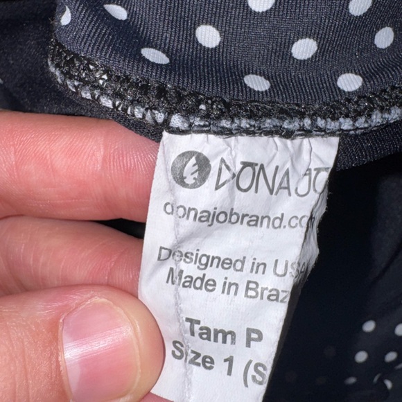 ⚡️DonaJo Skirted Legging (Black Polka Dot/Blk) Size Tam P Size 1 - Picture 8 of 8